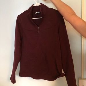 Northface Fleece Maroon Sweater
